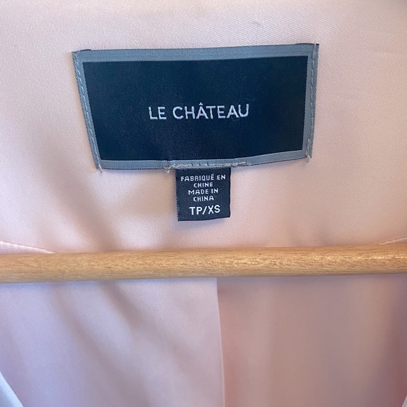 Light Pink Open Front Blazer by Le Chateau - Picture 8 of 9